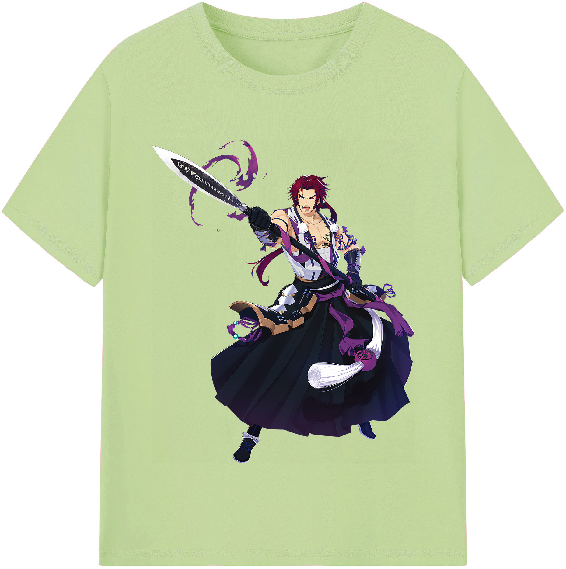 （画像用） 刀剣乱舞 Touken Ranbu 綿100％半袖Tシャツ（フロントプリント）